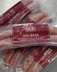 Smoked kielbasa sausages