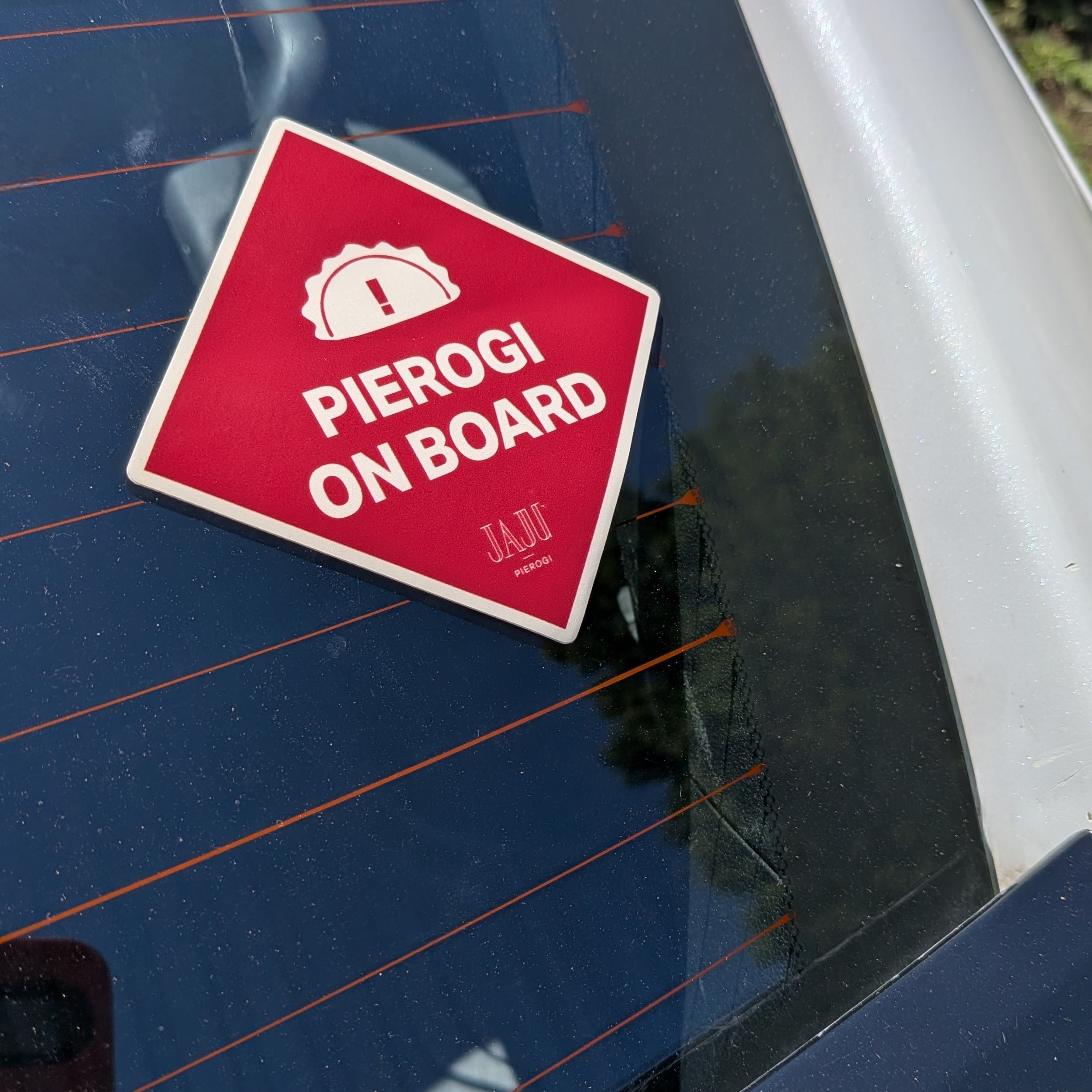 Pierogi on Board Sticker